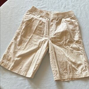 Place Beige Elastic-Waist Kids Shorts